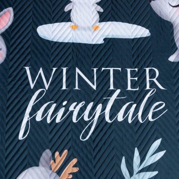 Покрывало детское Этель" 1,5 сп "Winter fairytale", 145х210 см, микрофибра