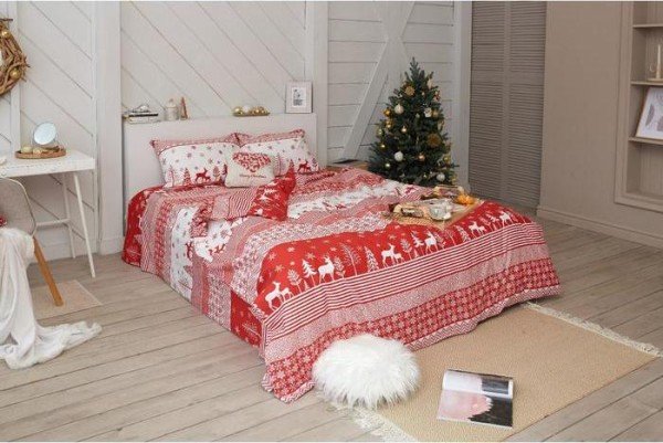 Постельное белье LoveLife 2сп Reindeer 175*215см,200*225см,50*70см-2шт