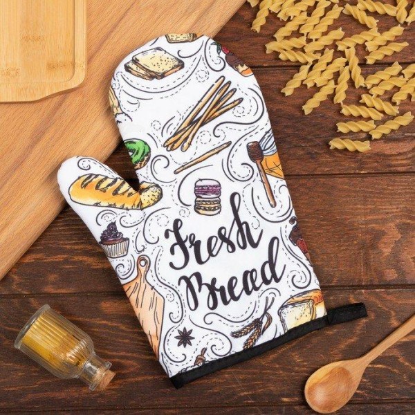 Варежка Этель "Fresh bread" 26*16 см, 100% п/э